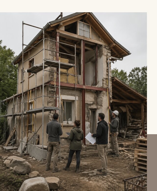 Реконструкция загородного дома под ключ в Сургуте от бюро