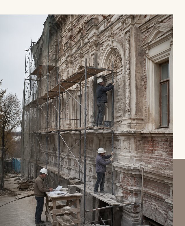 Реставрация объектов культурного наследия под ключ в Сургуте